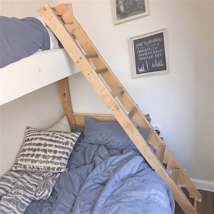 easy diy bunk bed ladder