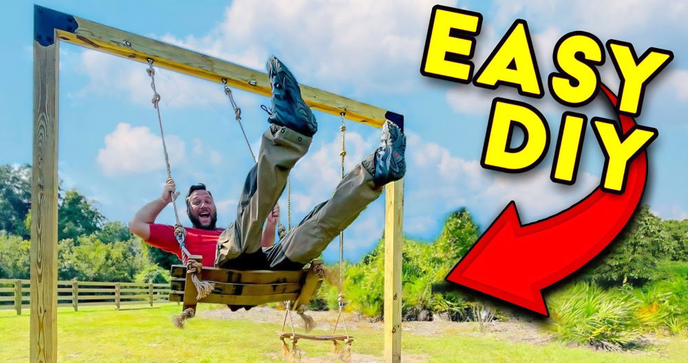 easy diy swing set
