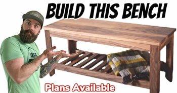 easy diy wooden bench