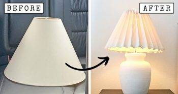 easy homemade pleated lampshade