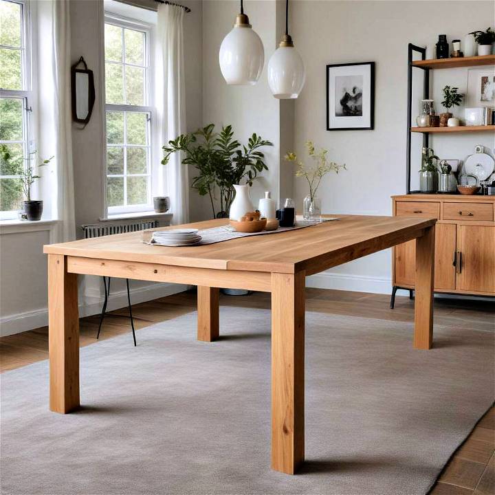 free dining table woodworking plan