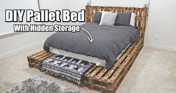 free pallet bed woodworking plan