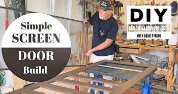 free screen door woodworking plan