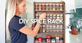 free spice rack woodworking plan