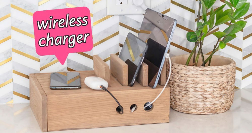 DIY Charging Station to Eliminate Cord Clutter