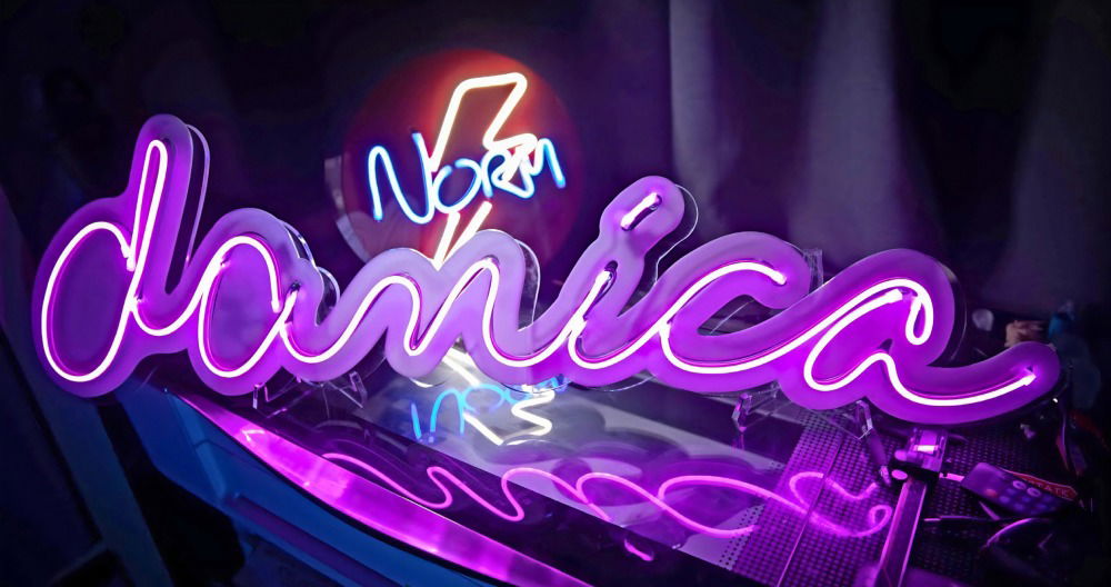handmade neon led sign