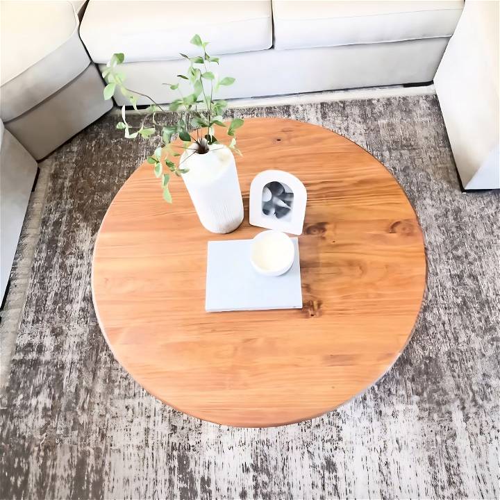 homemade coffee table