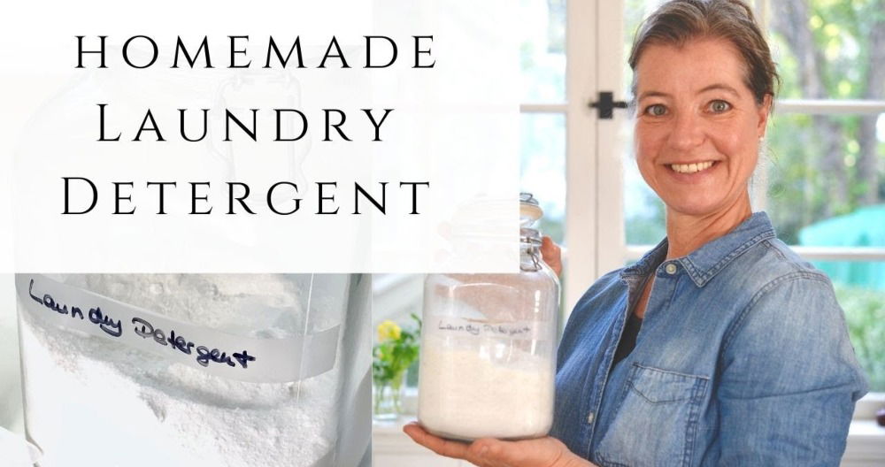 homemade laundry detergent