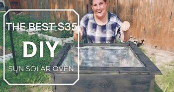 homemade sun solar oven