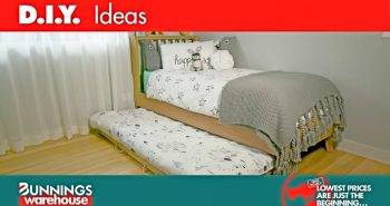 homemade trundle bed on wheels