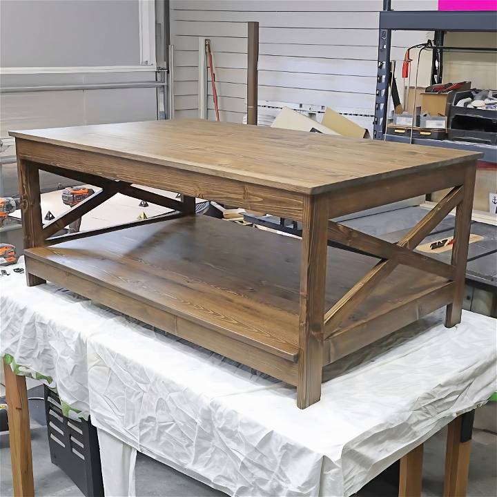 how to build a farmhouse coffee table