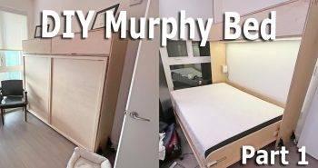 how to build a horizontal murphy bed