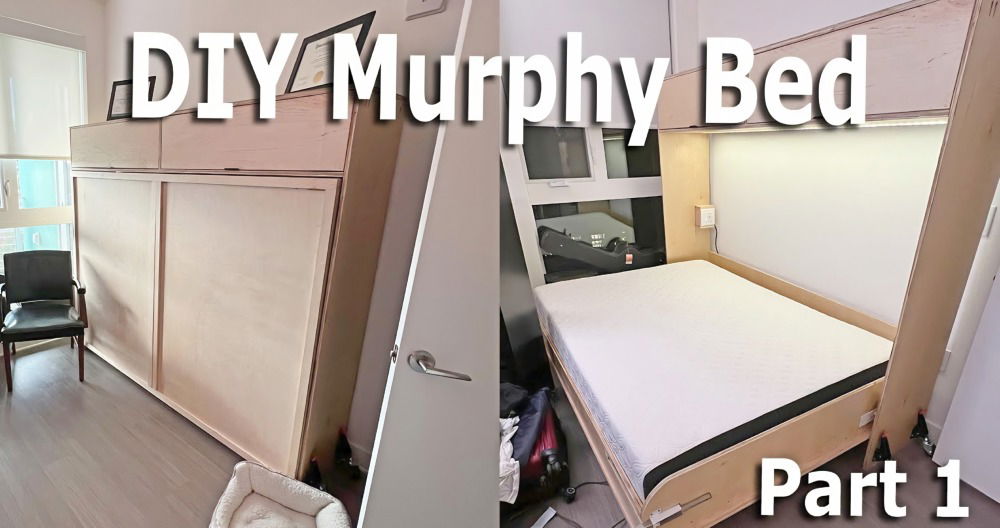 how to build a horizontal murphy bed