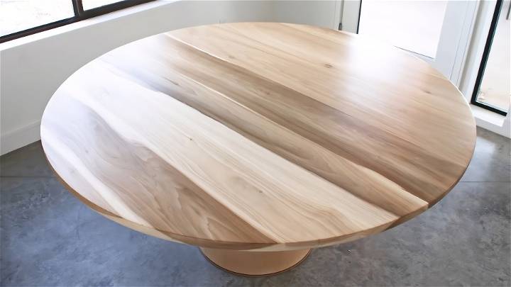 how to build a huge round dining table