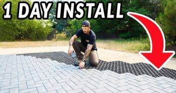 how to build a paver patio