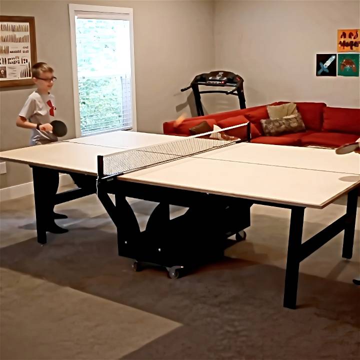 how to build a ping pong table