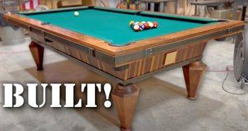 how to build a pool table