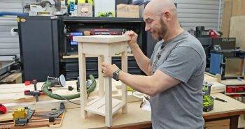 how to build a side table