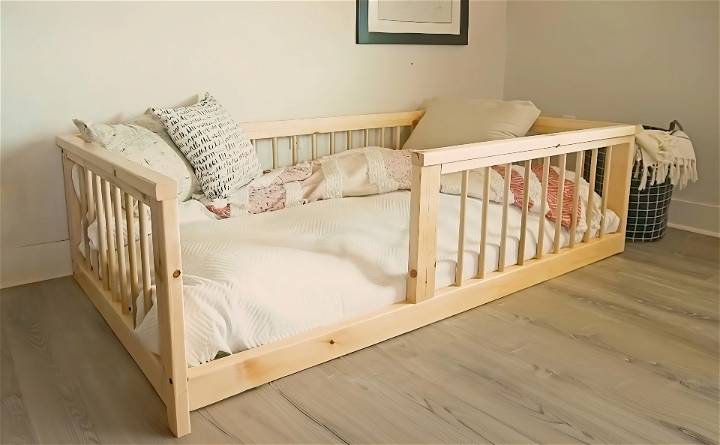 how to build a toddler bed at home