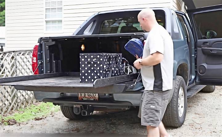 how to build a truck bed slide