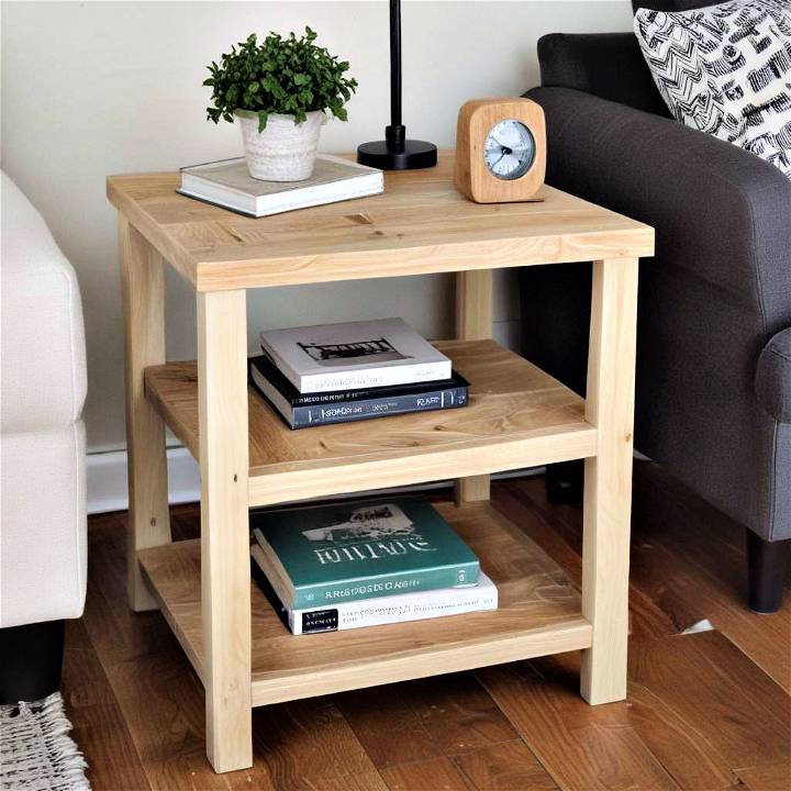 how to build an end table