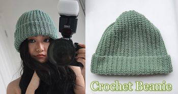 how to crochet a beanie hat