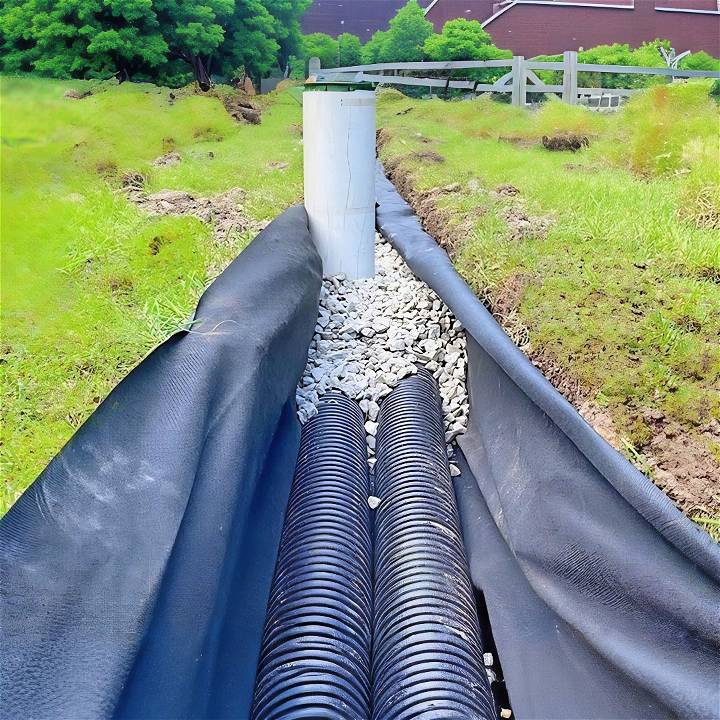 how to install a french drain