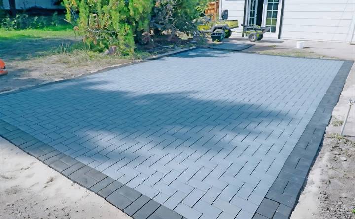 how to install patio pavers