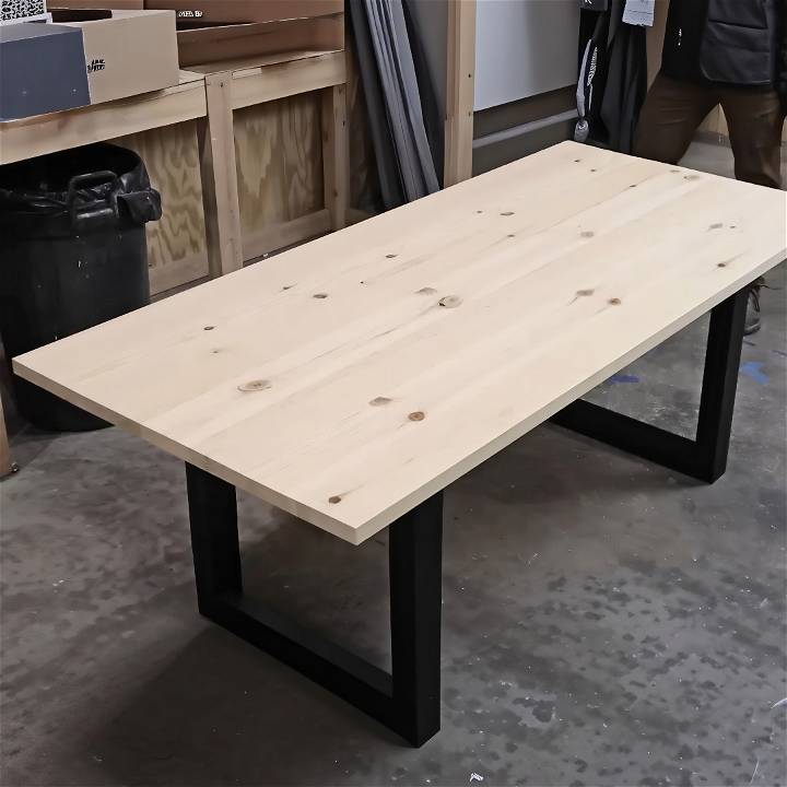 how to make a dining room table