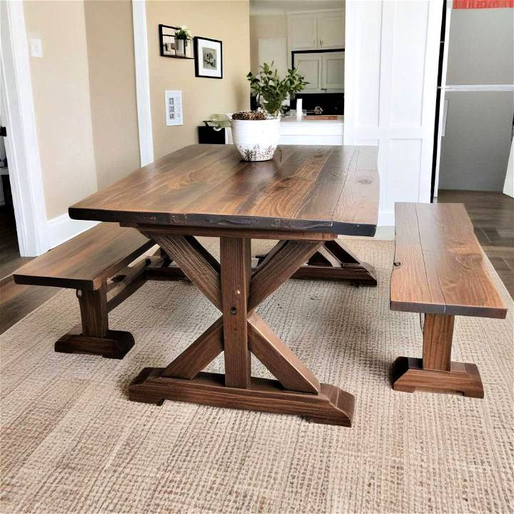 how to make a farmhouse dining table