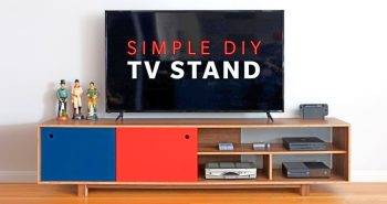 how to make a mid century modern tv stand