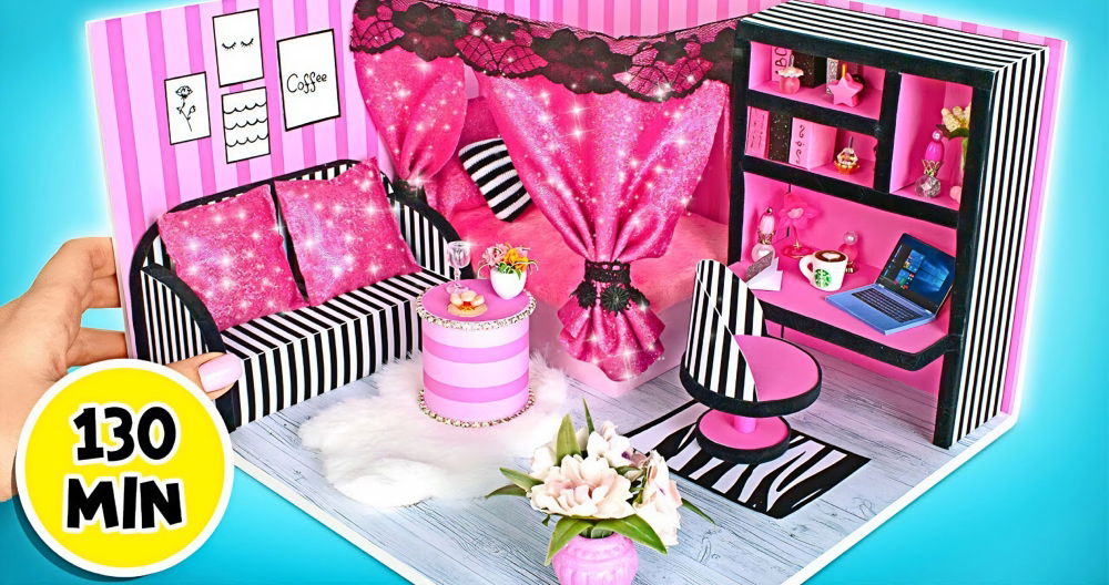 how to make a miniature doll house