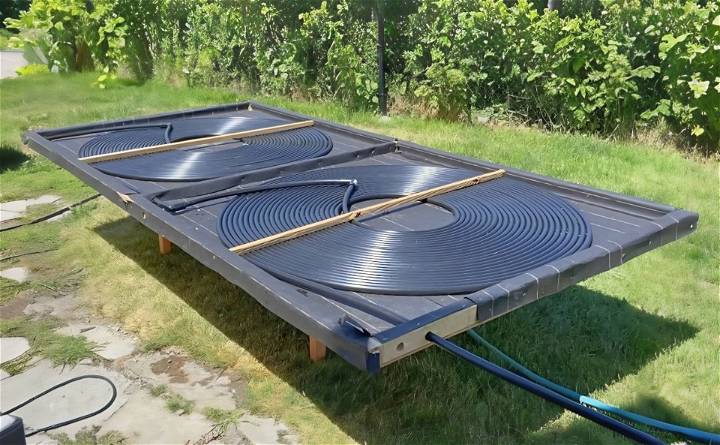 how to make a solar pool heater