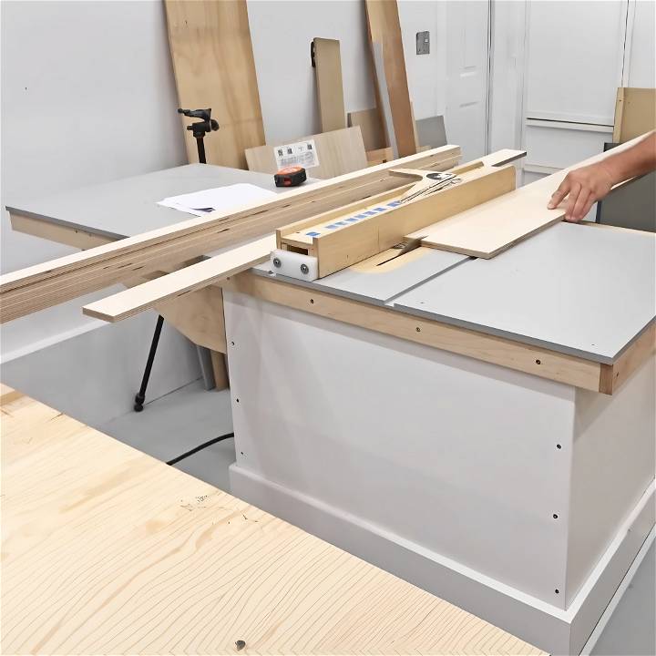how to make a table saw fence