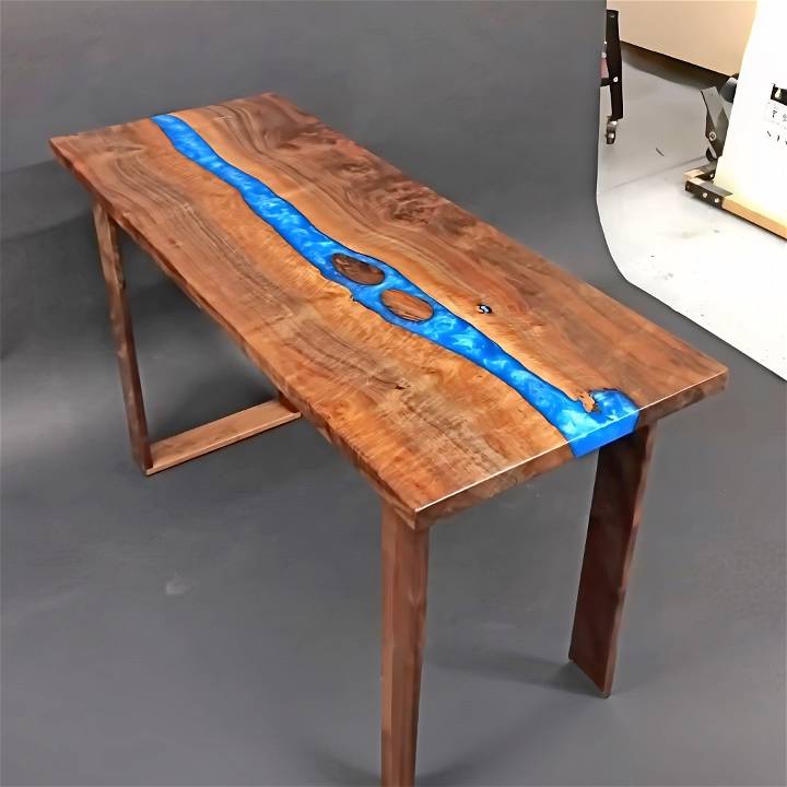 how to make an epoxy resin table