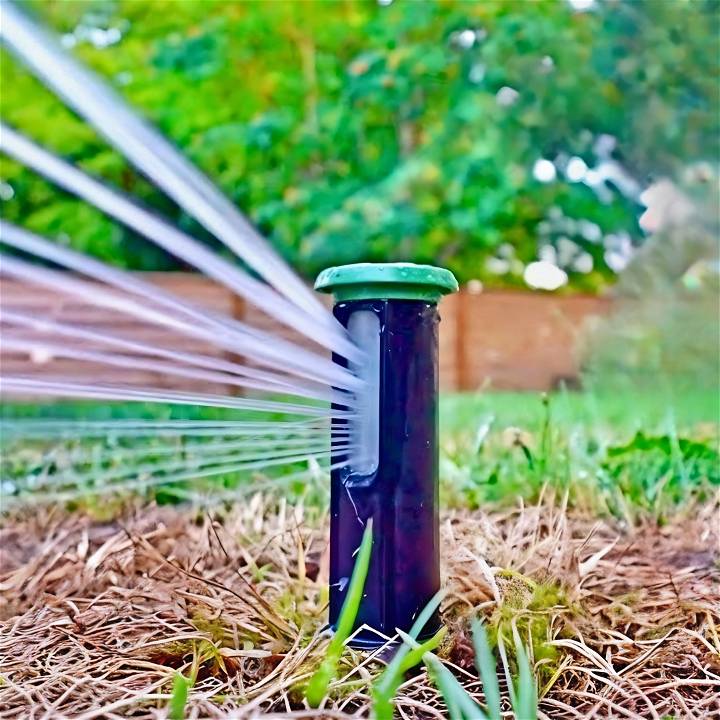 how to make garden sprinkler system