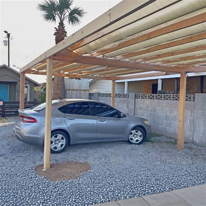 how to make wooden carport