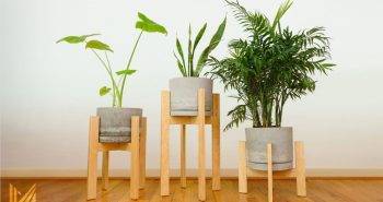 how to make wooden planter stands