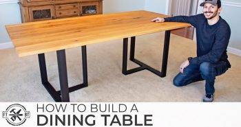 make a wood dining table