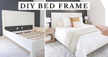 make your own wooden bed frame