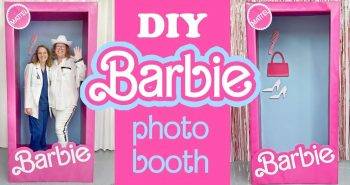 making a barbie box photo booth