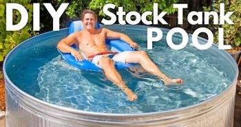 making a stock tank pool