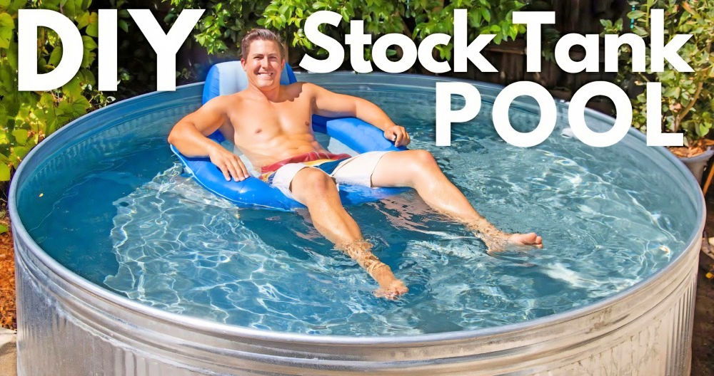 making a stock tank pool