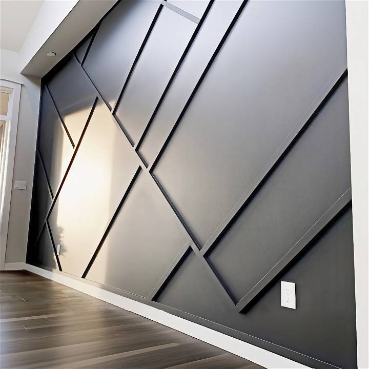 modern diy accent wall