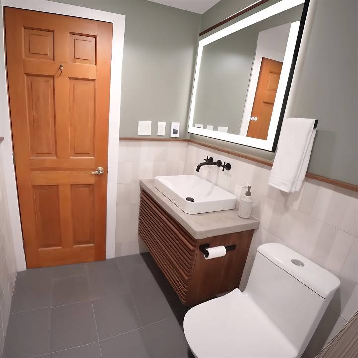 remodel a small bathroom with step by step instructions