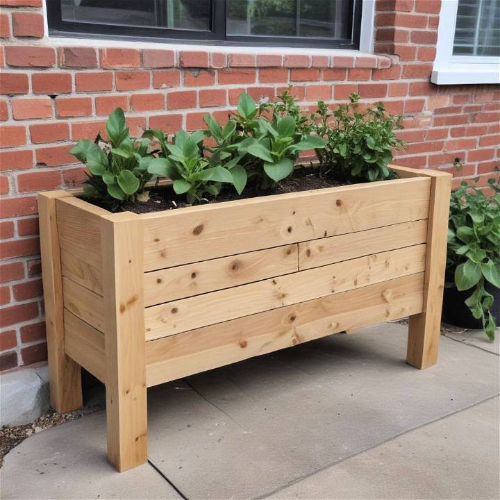 simple DIY planter box