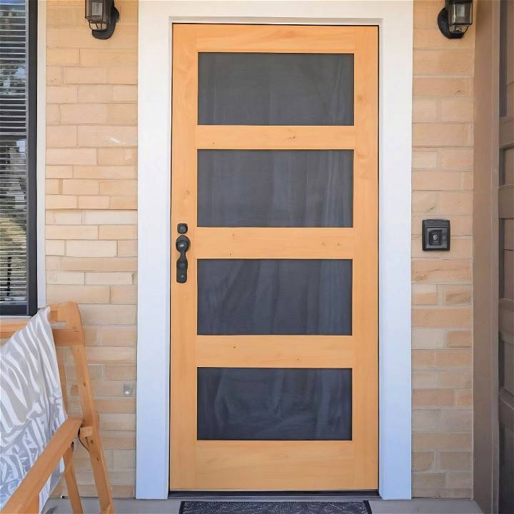 simple diy screen door