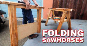 DIY sawhorses