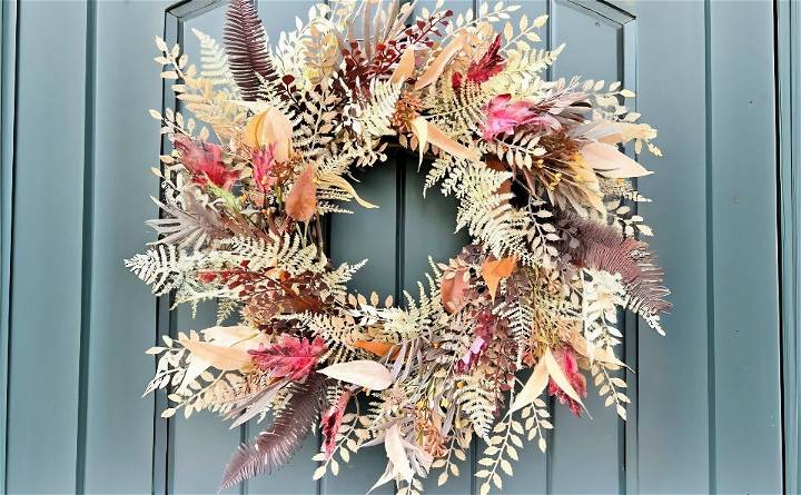 adorable diy fall wreath