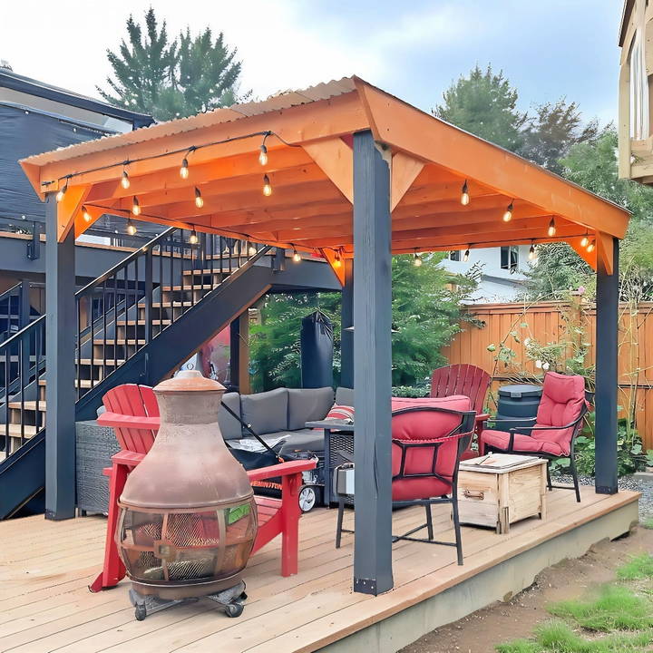 adorable diy wooden pergola with roof